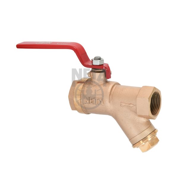 Bronze Ball Valve With Integral Strainer