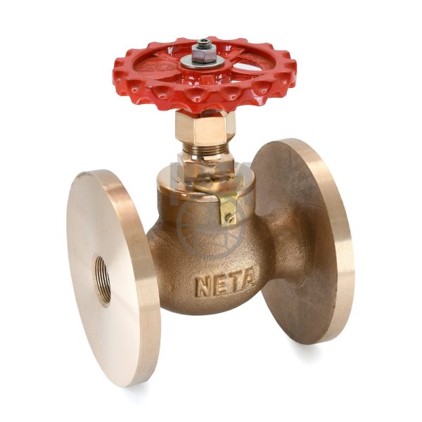 Bronze Extra Heavy Globe Steam Stop Valve Flanged Table 'H' Ends