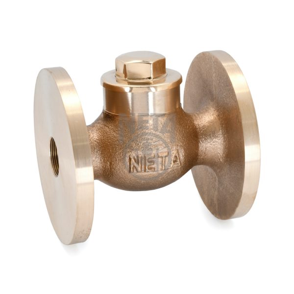 bronze-horizontal-lift-check-valve-3 Flanged Table 'F' Ends