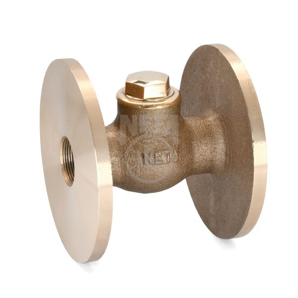 Gun Metal Horizontal Check Valve Flanged Ends